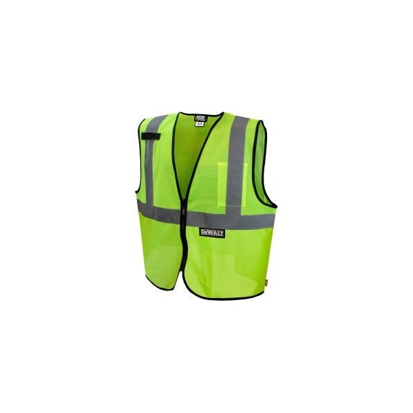 Radians 100% high visibility polyester mesh, Zipper Closure Closure, Green, Size 2X DSV220-2X - main